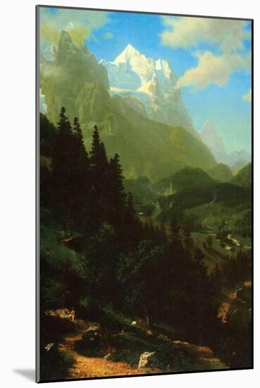Matterhorn-Albert Bierstadt-Mounted Art Print