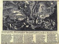 Adam und Eva. Aus dem Totentanz. Erschienen um 1700-25 (Nach dem Wandgemälde und der 1-Matthäus Merian the Elder-Giclee Print