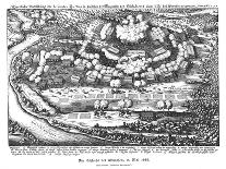 Le Plan de la ville, cité et fauxbourgs de Paris-Matthaus Merian-Giclee Print