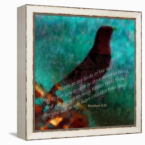 Matthew 6:26-Ruth Palmer-Framed Stretched Canvas