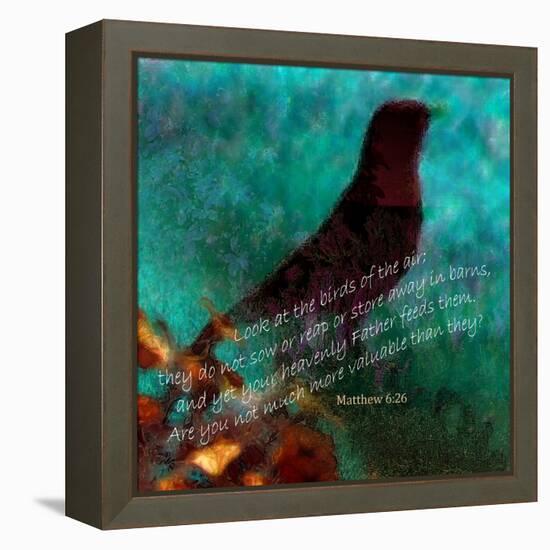 Matthew 6:26-Ruth Palmer-Framed Stretched Canvas