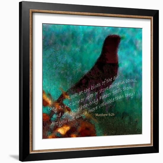 Matthew 6:26-Ruth Palmer-Framed Art Print