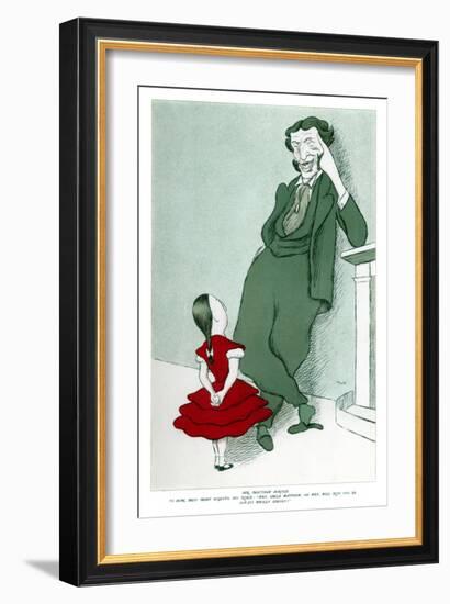 Matthew Arnold (1822-188) and His Niece, 1904-Max Beerbohm-Framed Giclee Print