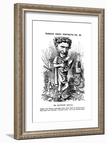 Matthew Arnold (1822-188), British Poet, Critic and Educationalist, 1881-Edward Linley Sambourne-Framed Giclee Print