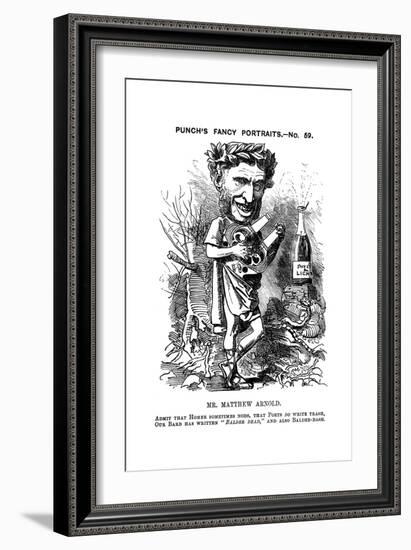 Matthew Arnold (1822-188), British Poet, Critic and Educationalist, 1881-Edward Linley Sambourne-Framed Giclee Print