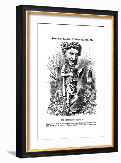 Matthew Arnold (1822-188), British Poet, Critic and Educationalist, 1881-Edward Linley Sambourne-Framed Giclee Print