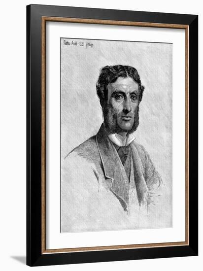 Matthew Arnold (1822-188), British Poet, Critic and Educationalist, 1881-Frederick Augustus Sandys-Framed Giclee Print