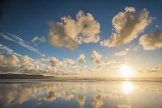 Cloud Reflections at Constantine Bay at Sunset, Cornwall, England, United Kingdom, Europe-Matthew-Photographic Print