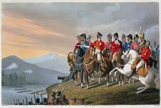 'A British soldier Taking Two French Officers at the Battle of the Pyrenees', 1813 (1816)-Matthew Dubourg-Giclee Print