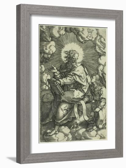 Matthew, from the Four Evangelists, 1539-Heinrich Aldegrever-Framed Giclee Print