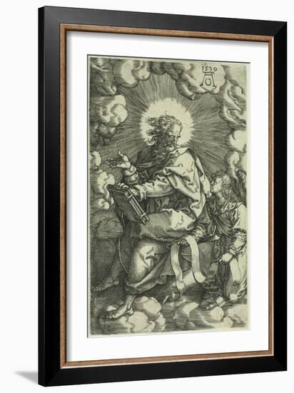 Matthew, from the Four Evangelists, 1539-Heinrich Aldegrever-Framed Giclee Print