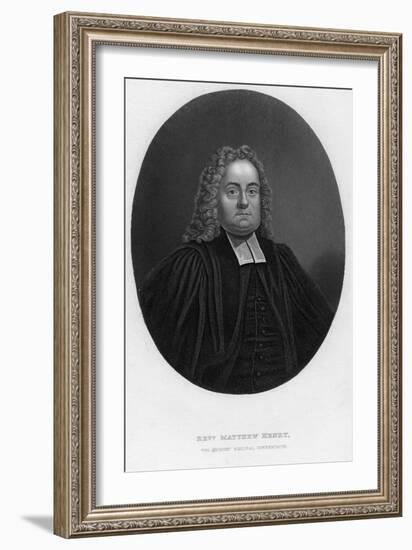 Matthew Henry (1662-171), English Biblical Commentator and Clergyman, 19th Century-Samuel Freeman-Framed Giclee Print