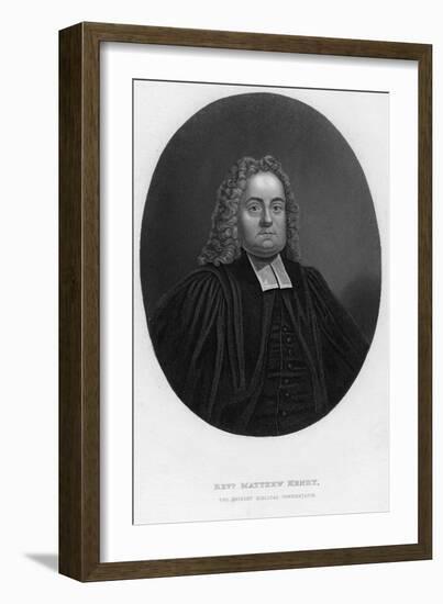 Matthew Henry (1662-171), English Biblical Commentator and Clergyman, 19th Century-Samuel Freeman-Framed Giclee Print