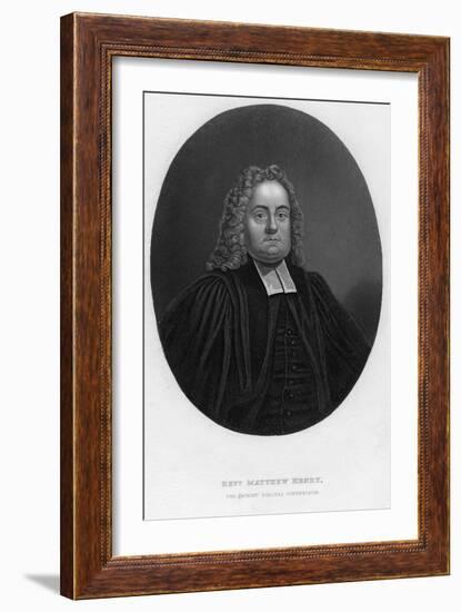 Matthew Henry (1662-171), English Biblical Commentator and Clergyman, 19th Century-Samuel Freeman-Framed Giclee Print