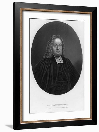 Matthew Henry (1662-171), English Biblical Commentator and Clergyman, 19th Century-Samuel Freeman-Framed Giclee Print