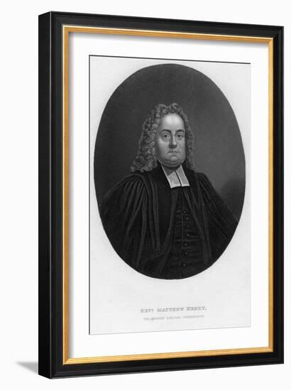 Matthew Henry (1662-171), English Biblical Commentator and Clergyman, 19th Century-Samuel Freeman-Framed Giclee Print