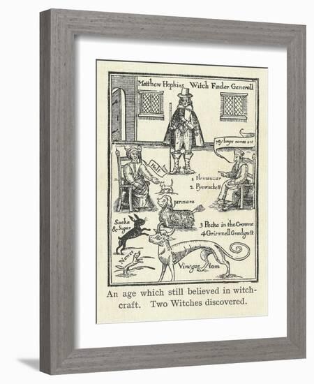 Matthew Hopkins, English Witch Hunter-Science, Industry and Business Library-Framed Photographic Print