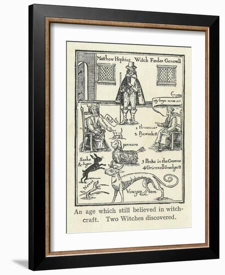 Matthew Hopkins, English Witch Hunter-Science, Industry and Business Library-Framed Photographic Print