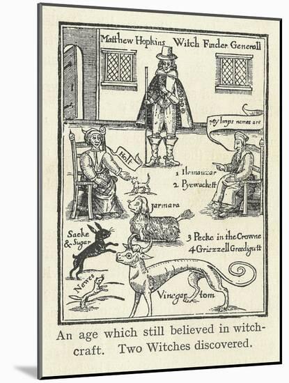 Matthew Hopkins, English Witch Hunter-Science, Industry and Business Library-Mounted Photographic Print