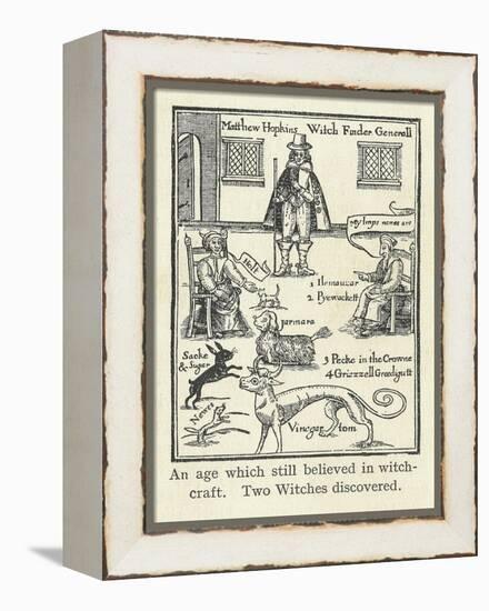 Matthew Hopkins, English Witch Hunter-Science, Industry and Business Library-Framed Premier Image Canvas