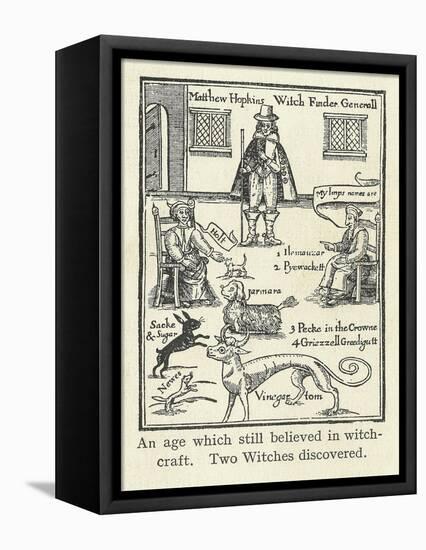 Matthew Hopkins, English Witch Hunter-Science, Industry and Business Library-Framed Premier Image Canvas