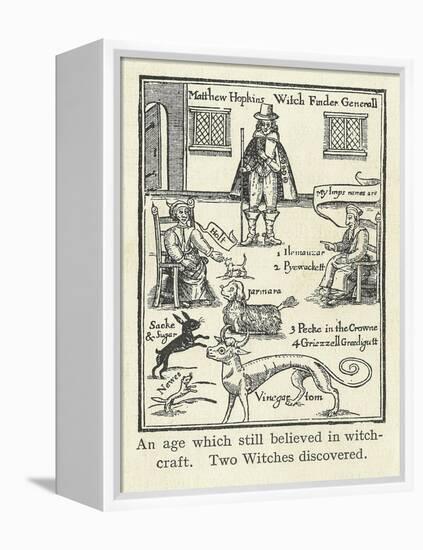 Matthew Hopkins, English Witch Hunter-Science, Industry and Business Library-Framed Premier Image Canvas