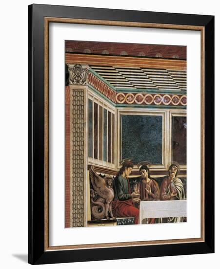 Matthew, Philip, Thomas and Sphinx, Detail from the Last Supper, 1450-Andrea Del Castagno-Framed Giclee Print