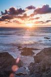 Cloud Reflections at Constantine Bay at Sunset, Cornwall, England, United Kingdom, Europe-Matthew-Framed Photographic Print