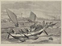 Ceylon Boats at Galle-Matthew White Ridley-Giclee Print
