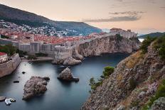 Dubrovnik and the City Walls at Sunrise-Matthew Williams-Ellis-Photographic Print