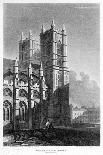 Western Towers, Westminster Abbey, London, 1815-Matthews-Framed Giclee Print