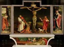 The Crucifixion, from the Isenheim Altarpiece, circa 1512-15-Matthias Grünewald-Framed Giclee Print