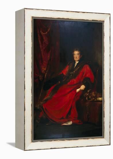 Matthias Prime Lucas, Lord Mayor 1827 and President of St. Batholomew's Hospital-David Wilkie-Framed Premier Image Canvas