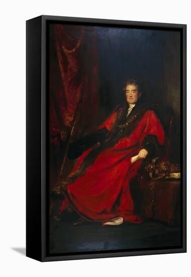 Matthias Prime Lucas, Lord Mayor 1827 and President of St. Batholomew's Hospital-David Wilkie-Framed Premier Image Canvas