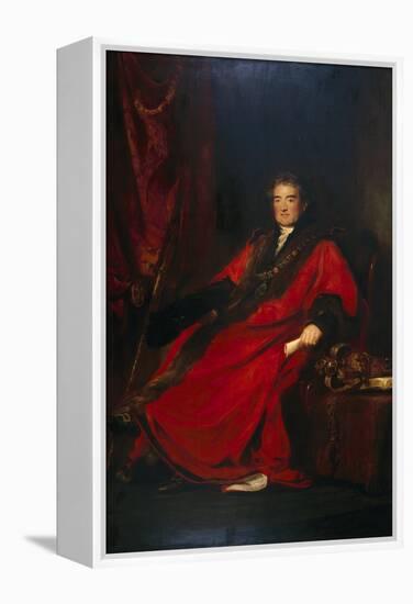 Matthias Prime Lucas, Lord Mayor 1827 and President of St. Batholomew's Hospital-David Wilkie-Framed Premier Image Canvas