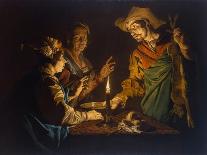 The Holy Family-Matthias Stomer-Framed Giclee Print