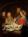 The Holy Family-Matthias Stomer-Giclee Print