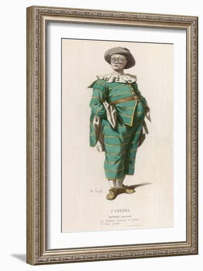 Matthieu' ('Creancier') a Character from 'L'Eugene' by Jodelle-null-Framed Art Print