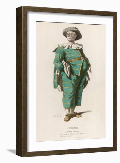 Matthieu' ('Creancier') a Character from 'L'Eugene' by Jodelle-null-Framed Art Print