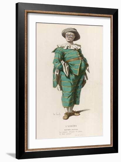 Matthieu' ('Creancier') a Character from 'L'Eugene' by Jodelle-null-Framed Art Print