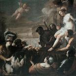 The Marriage Feast at Cana, C. 1655-1656-Mattia Preti-Framed Giclee Print