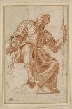 Diogenes And Plato-Mattia Preti-Giclee Print