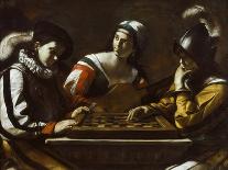 The Game of Draughts, 1630s-Mattia Preti-Giclee Print
