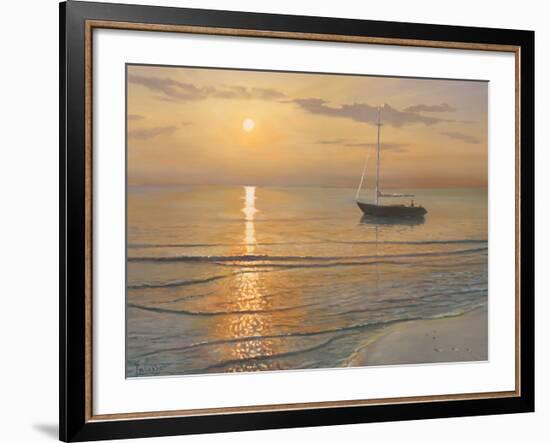 Mattino sul mare-Adriano Galasso-Framed Art Print