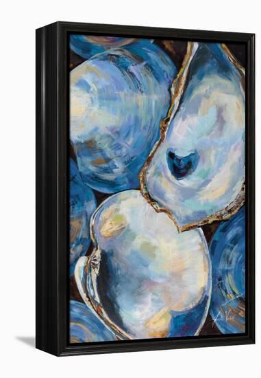 Matununk Shells Light-Jeanette Vertentes-Framed Stretched Canvas