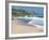 Mature Couple Walking on Bathsheba Beach, Barbados, Windward Islands, West Indies, Caribbean-Michael DeFreitas-Framed Photographic Print