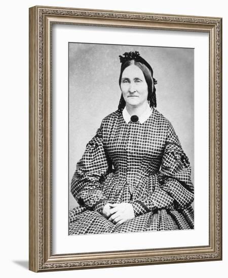 Mature Woman Tintype Portrait, Ca. 1865-null-Framed Photographic Print