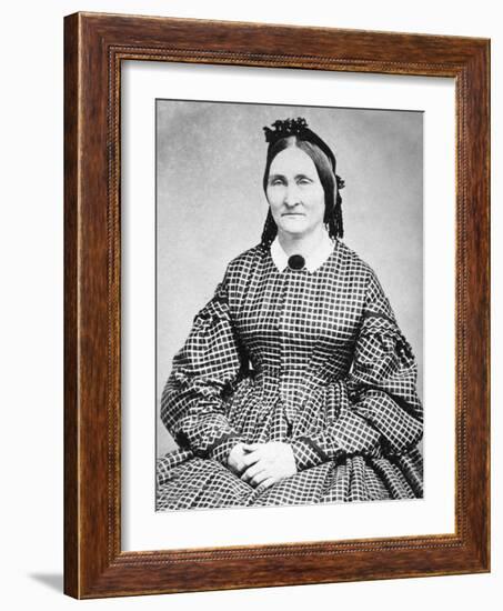 Mature Woman Tintype Portrait, Ca. 1865-null-Framed Photographic Print