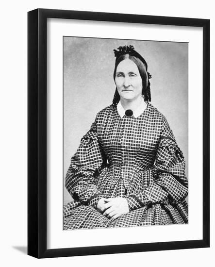 Mature Woman Tintype Portrait, Ca. 1865-null-Framed Photographic Print