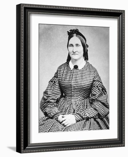 Mature Woman Tintype Portrait, Ca. 1865-null-Framed Photographic Print